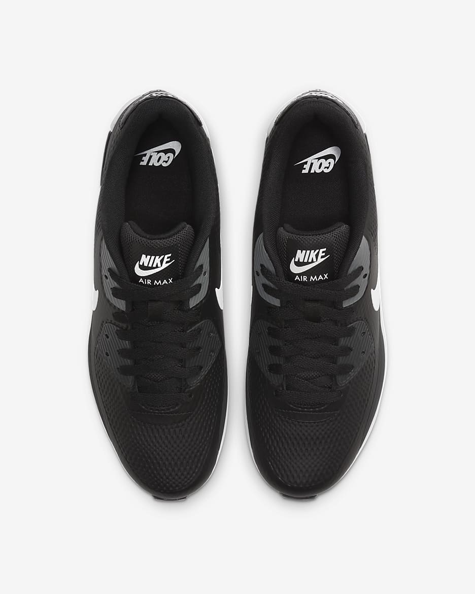 Nike air max black golf shoes best sale